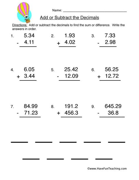 Decimal Review Add Subtract Multiply Adding Decimals On A Number Line - Adding Decimals On A Number Line