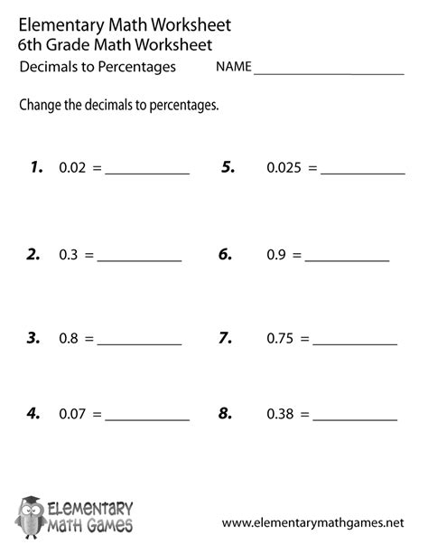 Decimals Made Simple Worksheets For 6th Grade Math Multiple Decimals 6th Grade Worksheet - Multiple Decimals 6th Grade Worksheet
