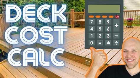 Deck Calculator Detailed Plans And Costs Inch Blocklayer Deck Building Calculator - Deck Building Calculator