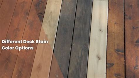 deck stain colors