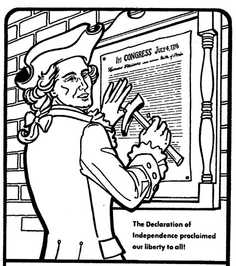 Declaration Of Independence Colouring Colouring Sheets Twinkl Declaration Of Independence Coloring Page - Declaration Of Independence Coloring Page