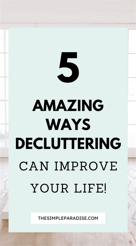 decluttering your life 5 ways to reduce stress by