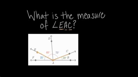 Decomposing An Angle Video Khan Academy Unknown Angle Measures 4th Grade - Unknown Angle Measures 4th Grade