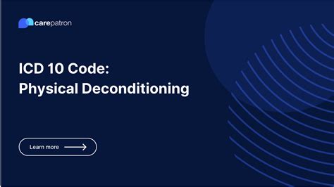 Deconditioning Icd 10