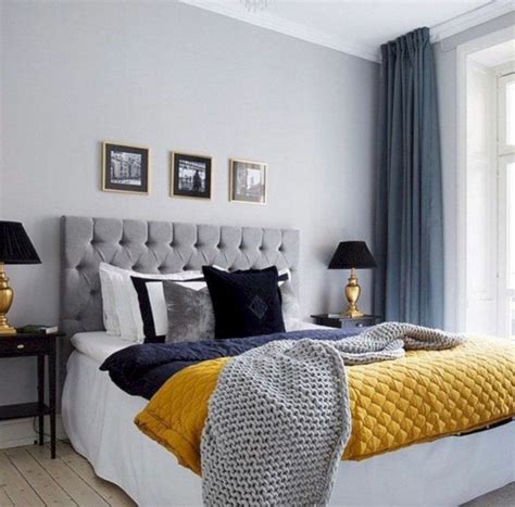 Decoración de habitaciones en amarillo y gris: Un toque de sol y elegancia