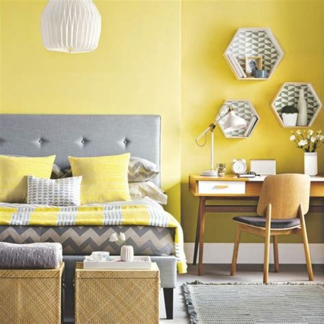 Decoración de habitaciones en amarillo y gris: Ideas y combinaciones para un ambiente moderno y acogedor