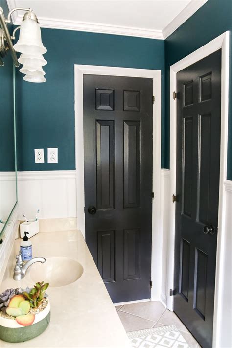 decorate around dated teal fixtures