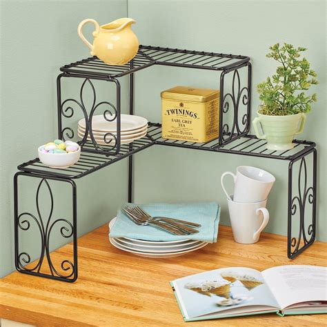 Decorative Metal Corner Shelf