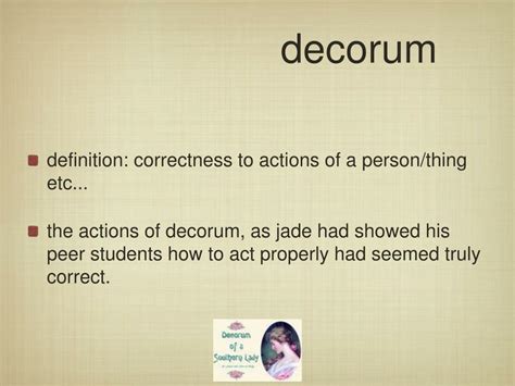 decorum definition
