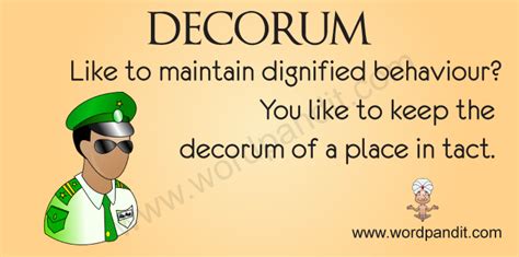 decorum meaning