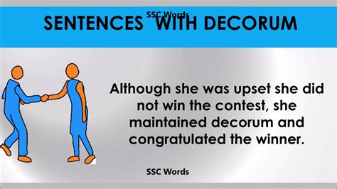 decorum meaning English
