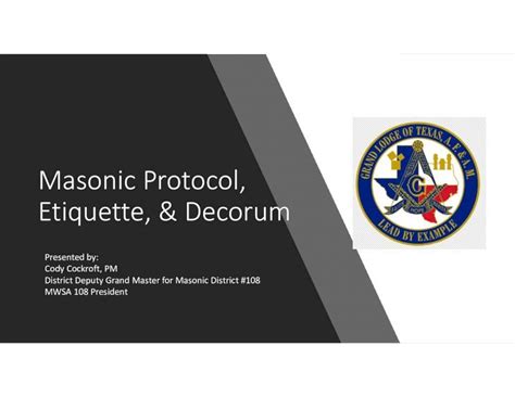 decorum protocol