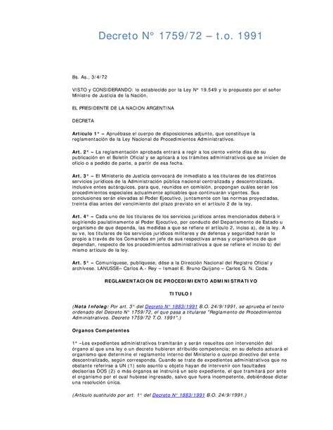 Decreto 1759 72