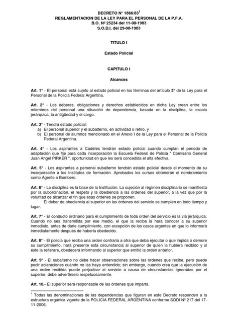 Decreto 1866 83