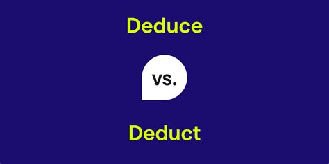 Deduce