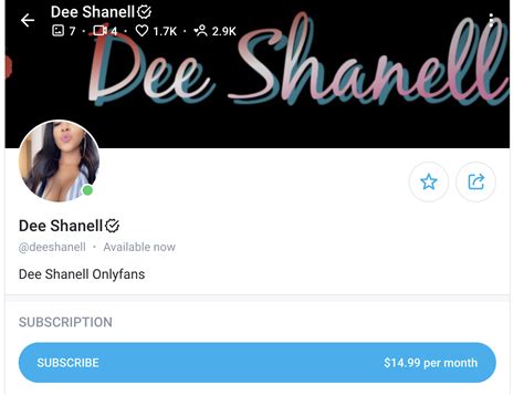 dee shanell onlyfans leak