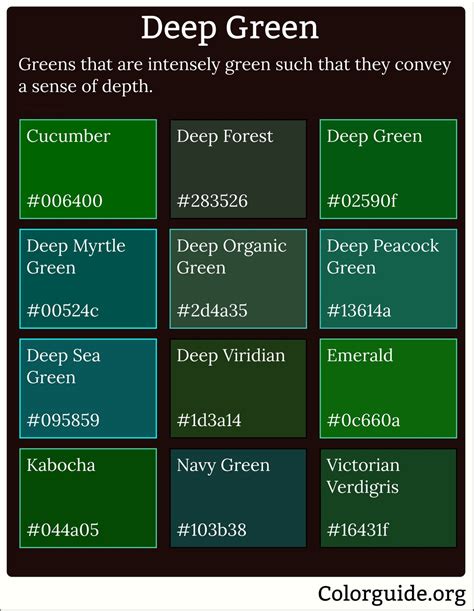 deep green color