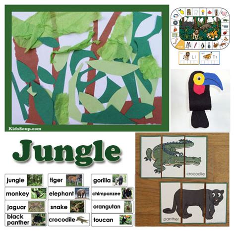Deep In The Jungle Preschool Lesson Plans And Jungle Science Activities For Preschoolers - Jungle Science Activities For Preschoolers