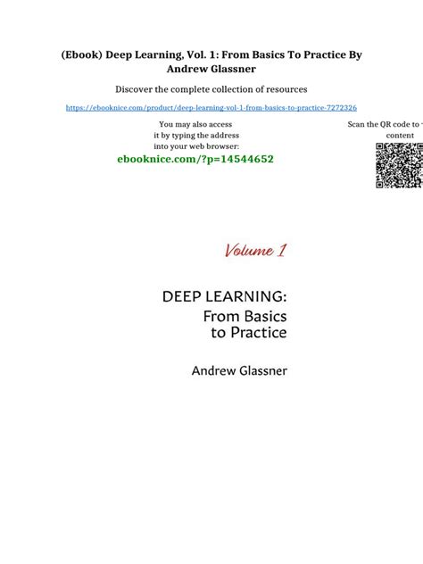 Deep Learning Vol 1 From Basics To Practice