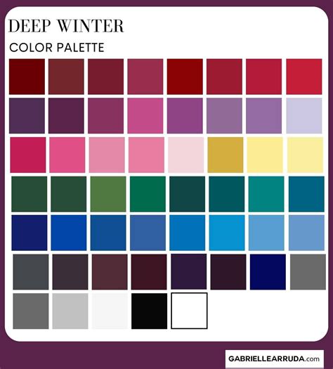 deep winter color