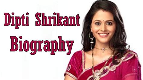deepti shrikant biography samples