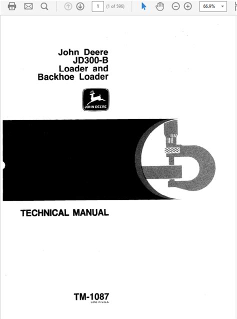 Deere 300b Technical Manual