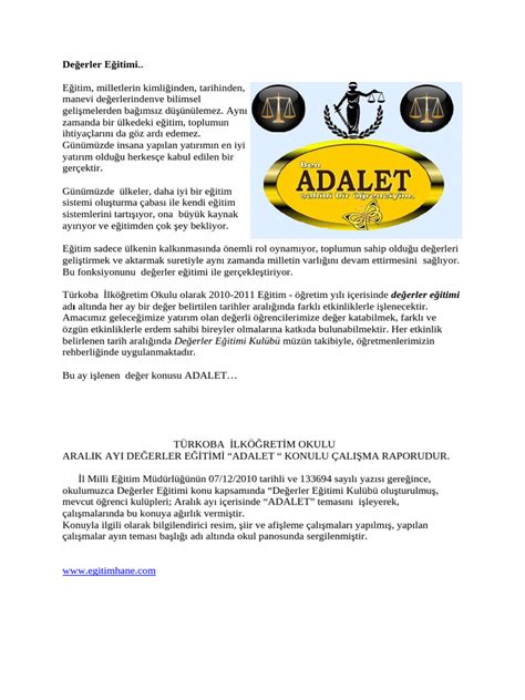 Değerler Eğitimi Nedir