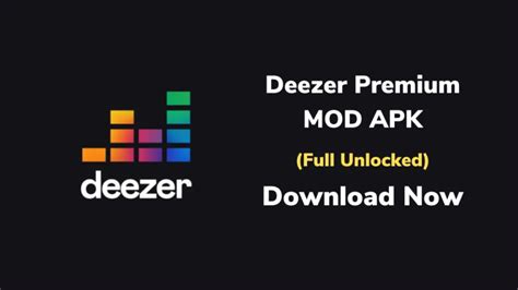 Deezer Apk Mod
