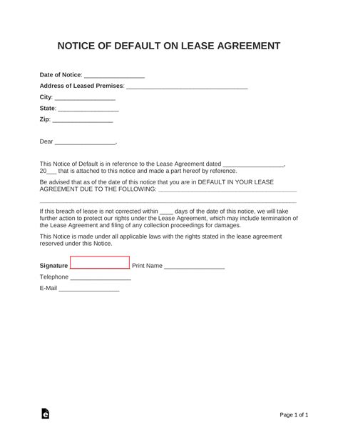 Default Of Lease Contract Site Jeffreyobrienesq