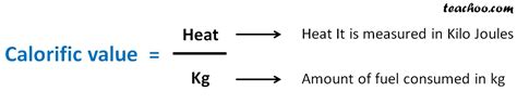 Define Calorific Value Of Fuel