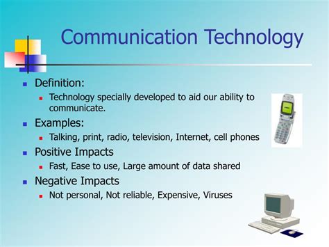 Define Communication Technology