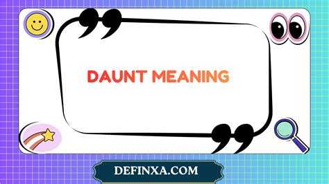 Define Daunt