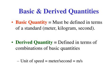 Define Derived Quantity