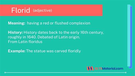 define florid