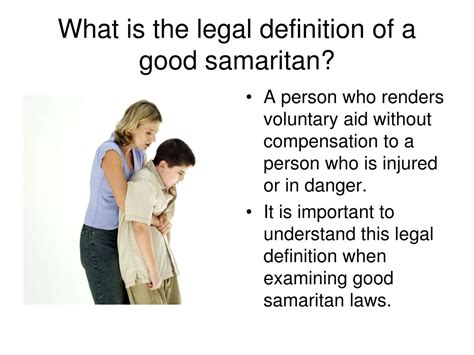 define good samaritan law in medicine definition