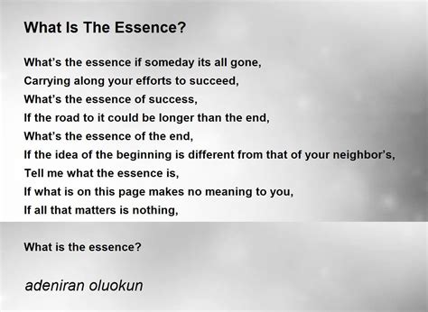 Define In Essence