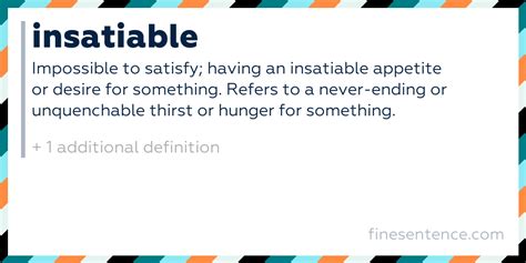 Define Insatiable