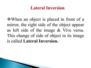 Define Lateral Inversion