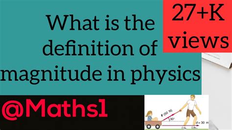 Define Magnitude In Physics