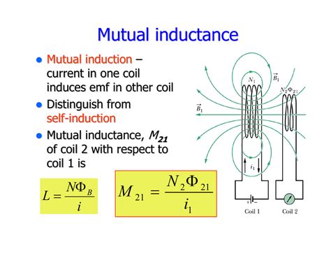 Define Mutual Inductance And Write Its Si Unit