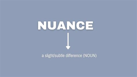 Define Nuance