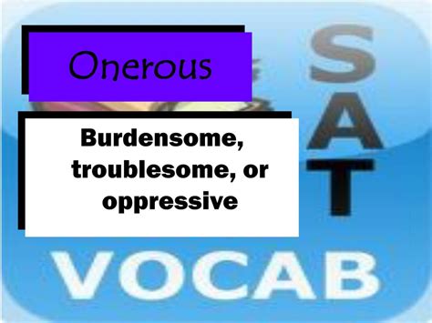 Define Onerous