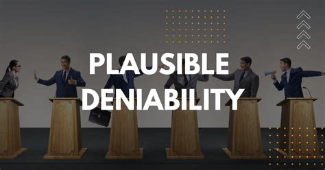 Define Plausible Deniability
