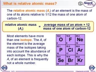 Define Relative Atomic Mass