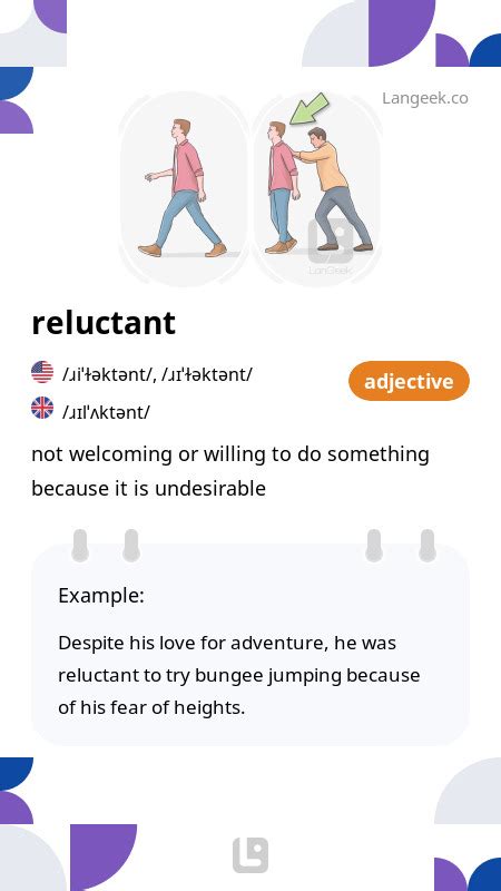 Define Reluctant