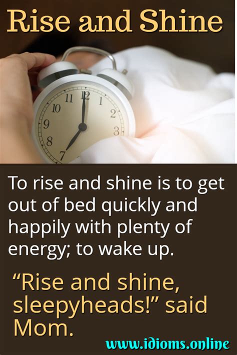 Define Rise And Shine