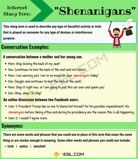 Define Shenanigans