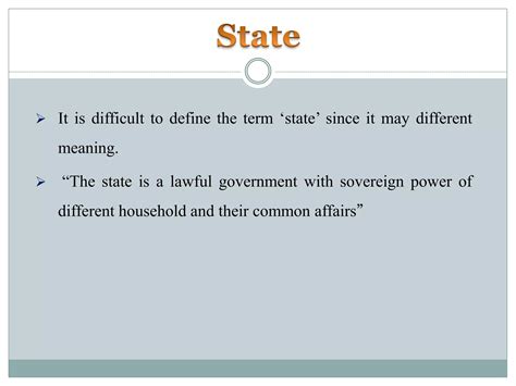 Define State Of Affairs