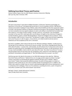 defining ecocritical theory and practice