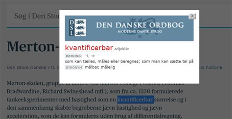 definition — Den Danske Ordbog - ordnet.dk